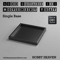 Square Movement Trays | OBS System | 20mm 25mm 30mm 40mm 50mm Bases