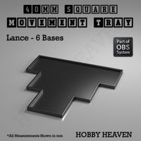 Square Movement Trays | OBS System | 20mm 25mm 30mm 40mm 50mm Bases