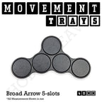 40mm Movement Trays for Miniatures | Tabletop Wargames Compatible | Full Range