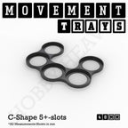 40mm Movement Trays for Miniatures | Tabletop Wargames Compatible | Full Range