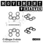 40mm Movement Trays for Miniatures | Tabletop Wargames Compatible | Full Range