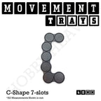 40mm Movement Trays for Miniatures | Tabletop Wargames Compatible | Full Range