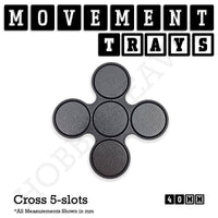 40mm Movement Trays for Tabletop Games | Warhammer Compatible | Full Range
