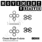 40mm Movement Trays for Miniatures | Tabletop Wargames Compatible | Full Range