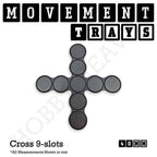 40mm Movement Trays for Miniatures | Tabletop Wargames Compatible | Full Range
