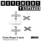 40mm Movement Trays for Miniatures | Tabletop Wargames Compatible | Full Range