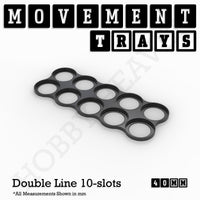 40mm Movement Trays for Tabletop Games | Warhammer Compatible | Full Range
