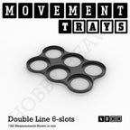 40mm Movement Trays for Miniatures | Tabletop Wargames Compatible | Full Range