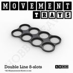 40mm Movement Trays for Miniatures | Tabletop Wargames Compatible | Full Range
