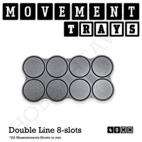40mm Movement Trays for Tabletop Games | Warhammer Compatible | Full Range
