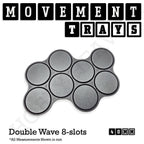 40mm Movement Trays for Miniatures | Tabletop Wargames Compatible | Full Range