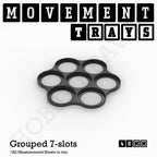 40mm Movement Trays for Miniatures | Tabletop Wargames Compatible | Full Range