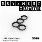40mm Movement Trays for Miniatures | Tabletop Wargames Compatible | Full Range
