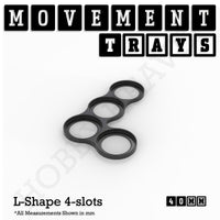40mm Movement Trays for Tabletop Games | Warhammer Compatible | Full Range
