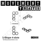 40mm Movement Trays for Miniatures | Tabletop Wargames Compatible | Full Range