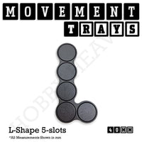 40mm Movement Trays for Tabletop Games | Warhammer Compatible | Full Range
