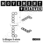 40mm Movement Trays for Miniatures | Tabletop Wargames Compatible | Full Range