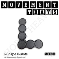 40mm Movement Trays for Tabletop Games | Warhammer Compatible | Full Range
