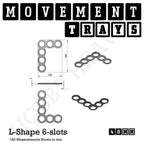 40mm Movement Trays for Miniatures | Tabletop Wargames Compatible | Full Range