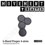 40mm Movement Trays for Miniatures | Tabletop Wargames Compatible | Full Range