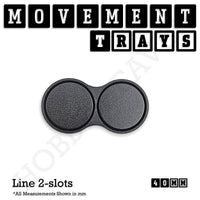 40mm Movement Trays for Tabletop Games | Warhammer Compatible | Full Range
