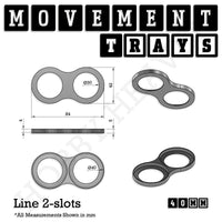 40mm Movement Trays for Tabletop Games | Warhammer Compatible | Full Range
