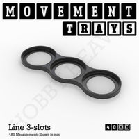 40mm Movement Trays for Tabletop Games | Warhammer Compatible | Full Range
