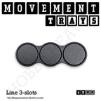 40mm Movement Trays for Miniatures | Tabletop Wargames Compatible | Full Range