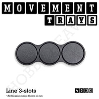 40mm Movement Trays for Tabletop Games | Warhammer Compatible | Full Range
