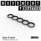 40mm Movement Trays for Miniatures | Tabletop Wargames Compatible | Full Range