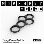 40mm Movement Trays for Miniatures | Tabletop Wargames Compatible | Full Range