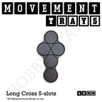 40mm Movement Trays for Miniatures | Tabletop Wargames Compatible | Full Range