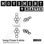 40mm Movement Trays for Miniatures | Tabletop Wargames Compatible | Full Range