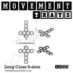 40mm Movement Trays for Miniatures | Tabletop Wargames Compatible | Full Range