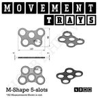 40mm Movement Trays for Miniatures | Tabletop Wargames Compatible | Full Range