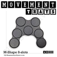 40mm Movement Trays for Tabletop Games | Warhammer Compatible | Full Range
