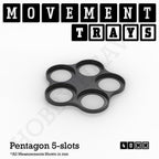 40mm Movement Trays for Miniatures | Tabletop Wargames Compatible | Full Range