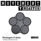 40mm Movement Trays for Miniatures | Tabletop Wargames Compatible | Full Range