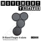 40mm Movement Trays for Miniatures | Tabletop Wargames Compatible | Full Range
