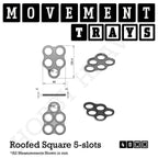 40mm Movement Trays for Miniatures | Tabletop Wargames Compatible | Full Range