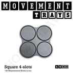 40mm Movement Trays for Miniatures | Tabletop Wargames Compatible | Full Range