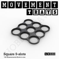 40mm Movement Trays for Tabletop Games | Warhammer Compatible | Full Range
