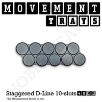 40mm Movement Trays for Tabletop Games | Warhammer Compatible | Full Range
