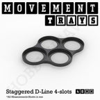 40mm Movement Trays for Miniatures | Tabletop Wargames Compatible | Full Range