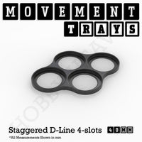 40mm Movement Trays for Tabletop Games | Warhammer Compatible | Full Range
