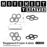 40mm Movement Trays for Tabletop Games | Warhammer Compatible | Full Range
