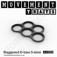 40mm Movement Trays for Tabletop Games | Warhammer Compatible | Full Range
