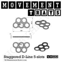 40mm Movement Trays for Tabletop Games | Warhammer Compatible | Full Range
