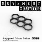 40mm Movement Trays for Miniatures | Tabletop Wargames Compatible | Full Range