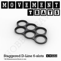 40mm Movement Trays for Tabletop Games | Warhammer Compatible | Full Range
